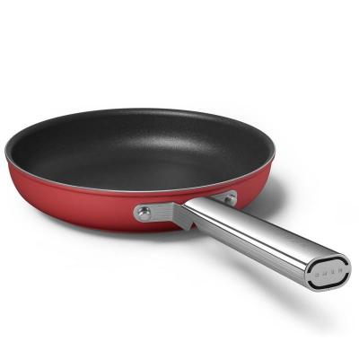 SMEG 50s Style Frypan With Cold-forged Aluminium Body In Red - CKFF2401RDM