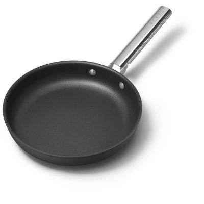 SMEG 50s Style Frypan With Long Handle In Black - CKFF2601BLM