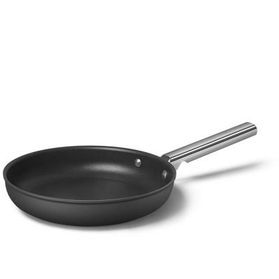 SMEG 50s Style Frypan With Long Handle In Black - CKFF2601BLM