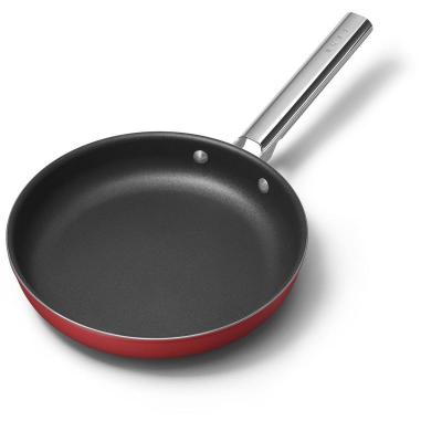 SMEG 50s Style Frypan With Long Handle In Red - CKFF2601RDM