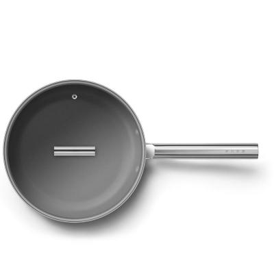 SMEG 50s Style Frypan With 28 Inch Diameter In Red - CKFF2801RDM