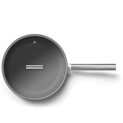 SMEG 50s Style Frypan With 30 Inch Diameter In Black - CKFF3001BLM