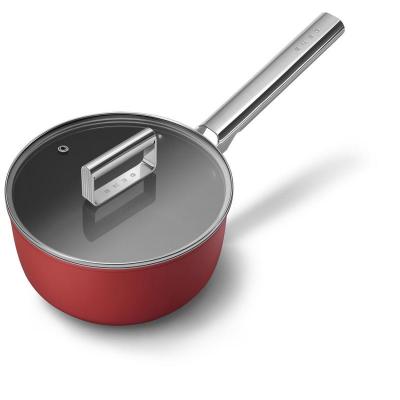 SMEG 50s Style Saucepan With 20 Inch Diameter In Red - CKFS2011RDM