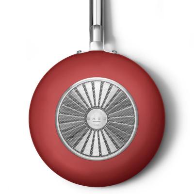 SMEG 50s Style Cookware Wok With 30 Inch Diameter In Red - CKFW3001RDM