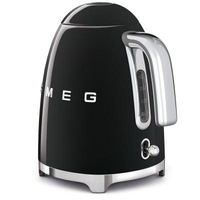 SMEG 50s Style Kettle In Glossy Black - KLF03BLUS