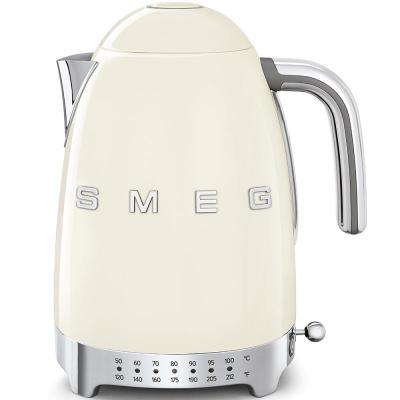 SMEG 50s Style Kettle With Plastic Button In Cream - KLF04CRUS
