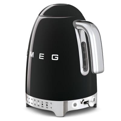 SMEG 50s Style Kettle With Plastic Button In Black - KLF04BLUS