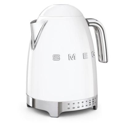 SMEG 50s Style Kettle With Plastic Button In White - KLF04WHUS