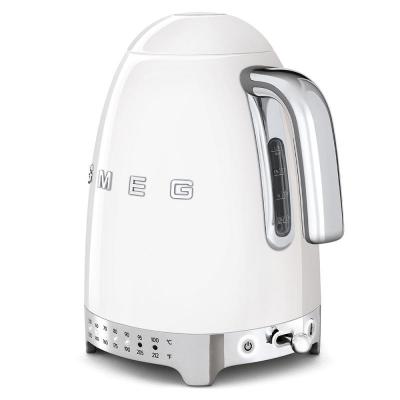 SMEG 50s Style Kettle With Plastic Button In White - KLF04WHUS