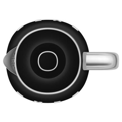SMEG 50s Style Kettle With Chrome Base In Black - KLF05BLUS