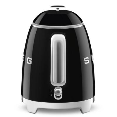 SMEG 50s Style Kettle With Chrome Base In Black - KLF05BLUS