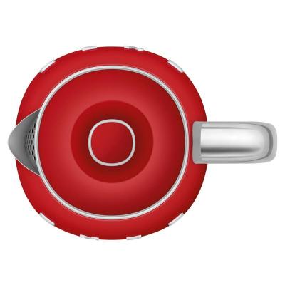 SMEG 50s Style Kettle With Chrome Base In Red - KLF05RDUS