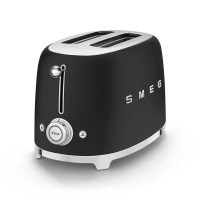 SMEG 50s Style Toaster in Black - TSF01BLMUS