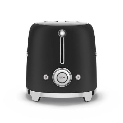 SMEG 50s Style Toaster in Black - TSF01BLMUS