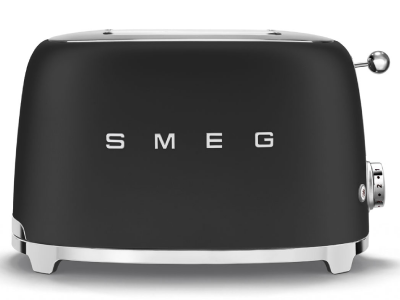 SMEG 50s Style Toaster in Black - TSF01BLMUS