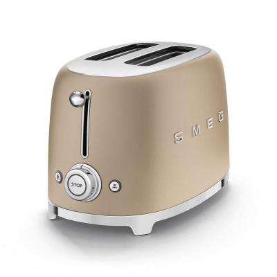 SMEG 50s Style Toaster in Champagne - TSF01CHMUS