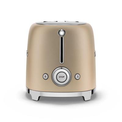 SMEG 50s Style Toaster in Champagne - TSF01CHMUS