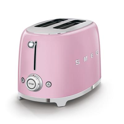 SMEG 50s Retro Style Aesthetic 2x2 Slice Toaster - TSF01PKUS