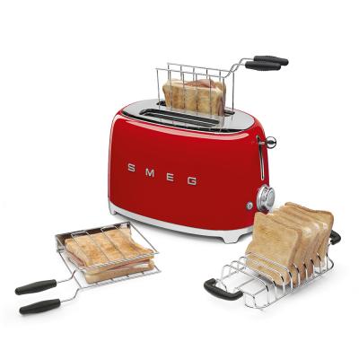 SMEG 50s Retro Style Aesthetic 2x2 Slice Toaster - TSF01RDUS