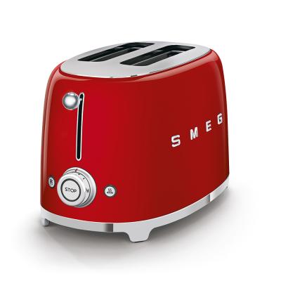 SMEG 50s Retro Style Aesthetic 2x2 Slice Toaster - TSF01RDUS