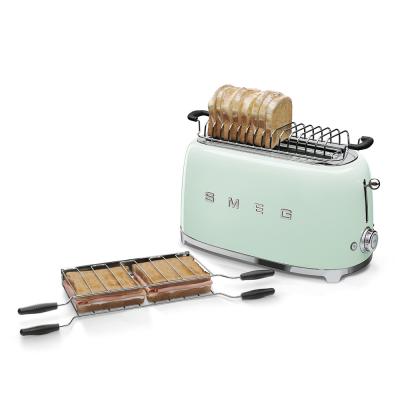 SMEG 50s Retro Style Aesthetic 4x2 Slice Toaster - TSF02PGUS