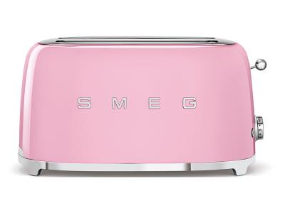 SMEG 50s Retro Style Aesthetic 4x2 Slice Toaster - TSF02PKUS
