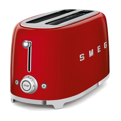 SMEG 50s Retro Style Aesthetic 4x2 Slice Toaster - TSF02RDUS