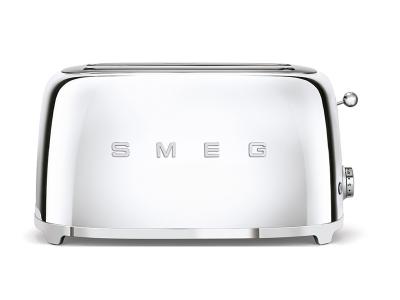 SMEG 50s Retro Style Aesthetic 4x2 Slice Toaster - TSF02SSUS