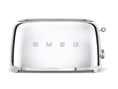 SMEG 50's Retro Style Aesthetic 4x2 Slice Toaster - TSF02SSUS