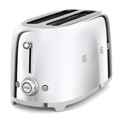 SMEG 50s Retro Style Aesthetic 4x2 Slice Toaster - TSF02SSUS