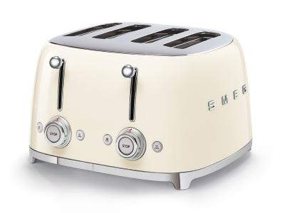 SMEG 50s Retro Style 4x4 Slice Toaster - TSF03CRUS