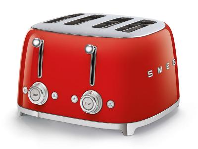 SMEG 50s Retro Style 4x4 Slice Toaster - TSF03RDUS