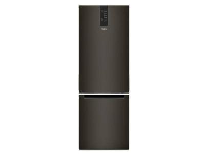 24" Whirlpool 12.9 Cu. Ft. Wide Bottom Freezer Refrigerator In Black Stainless - WRB543CMJV