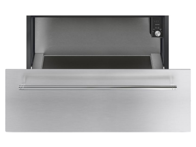 30" SMEG Fingerprint Proof Brushed Stainless Steel Warming Drawer - CPRU330X