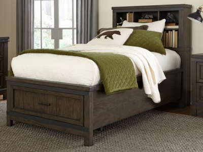 Thornwood Hills Twin Bookcase Bed - 759-YBR-TBB