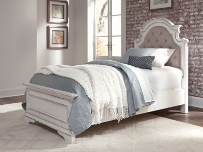 Magnolia Manor Full Upholstered Bed - 244-YBR-FUB