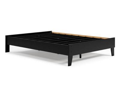 Signature Design by Ashley Finch Full Platform Bed in Black -  EB3392-112