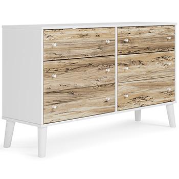 Signature Design by Ashley Piperton Six Drawer Dresser EB1221-231 Two-tone Brown/White