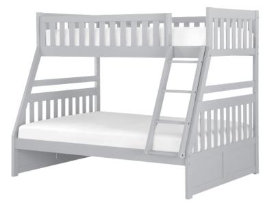 Orion Collection Twin Over Full  Bunk Bed in Gray Finish - B2063-TF-K