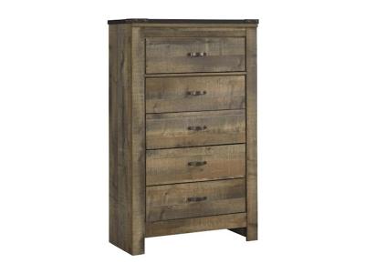 Signature Design by Ashley Trinell Five Drawer Chest B446-46 Brown