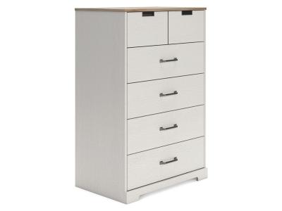 Signature Design by Ashley Vaibryn Five Drawer Chest EB1428-245 Two-tone