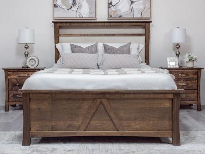Mako Wood Furniture Megan King Upholstered Bed - M-6000-UP-K
