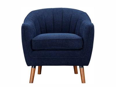 Charlie Collection Accent Chair - 1081BU-1 Blue