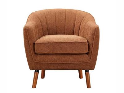 Charlie Collection Accent Chair - 1081RU-1  Rust