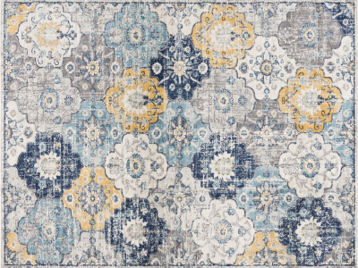 Koshani 5 X 8 Splash Rug in Blue - SUNSH-SPLASH-2855