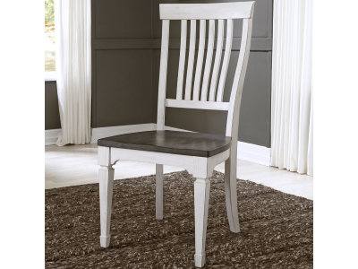 Liberty Furniture Allyson Park Slat Back Side Chair (RTA) - 417-C1500S