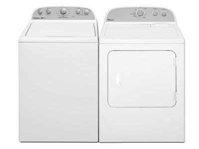 Whirlpool 4.4-4.5 Cu. Ft. Top Load Washer and 7.0 Cu. Ft. Electric Dryer - WTW4957PW-YWED4815EW