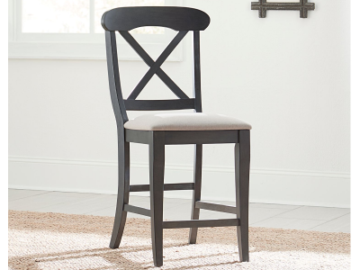 Liberty Furniture Ocean Isle Upholstered X Back Counter Chair (RTA) - 303G-B300124