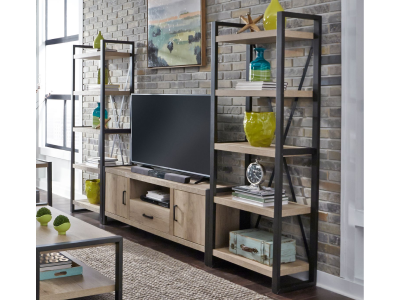 Liberty Furniture Sun Valley Opt Entertainment Center with Piers - 439-ENTW-OEC