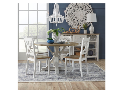 Lakeshore 5 Piece Dining Set - 519WH-T4848 519WH-C3000S (4)